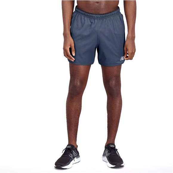 NEW BALANCE Impact 5" Running Shorts Mens SIZE 2XL Thunder Bay Grey Athletic NWT - Picture 3 of 16